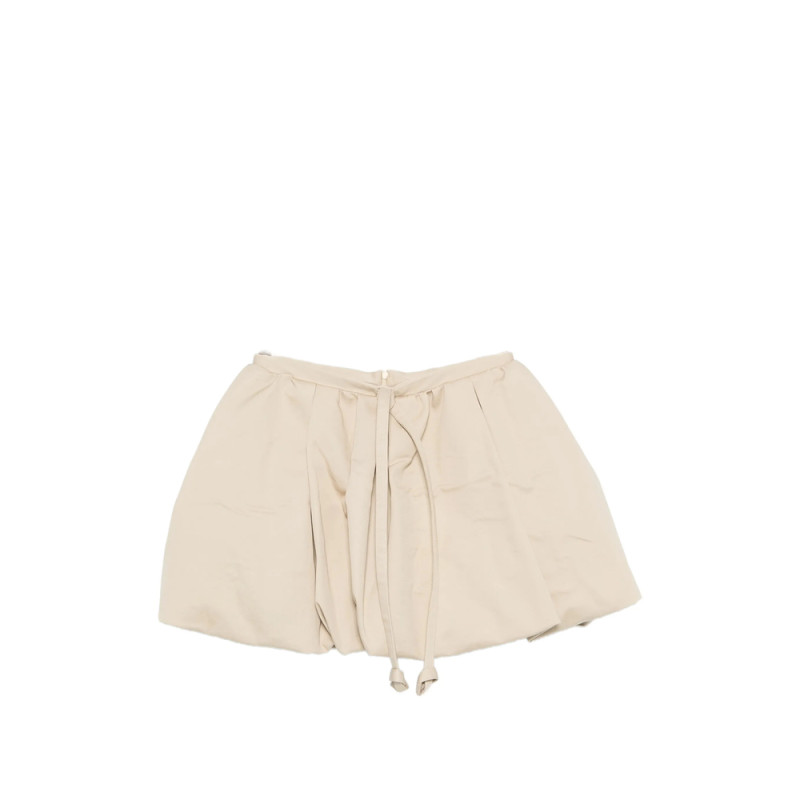 Patou Bow-detail Bubble-hem Skirt