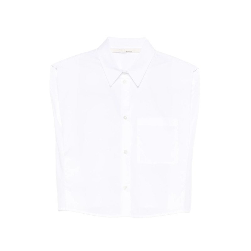 Tela Sleeveless White Shirt