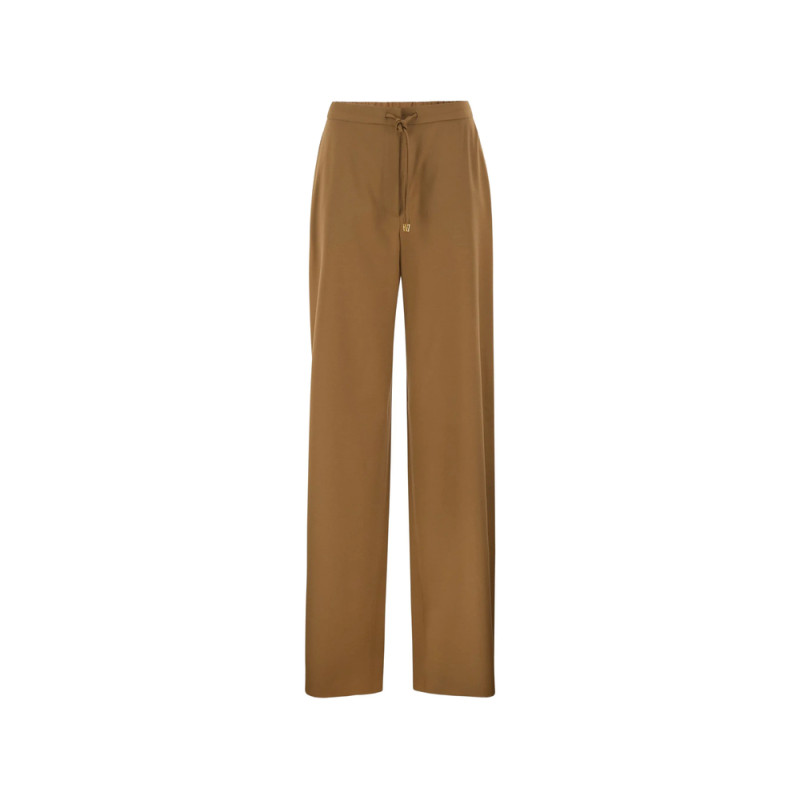 Max Mara Studio Drawstring Wide-leg Trousers
