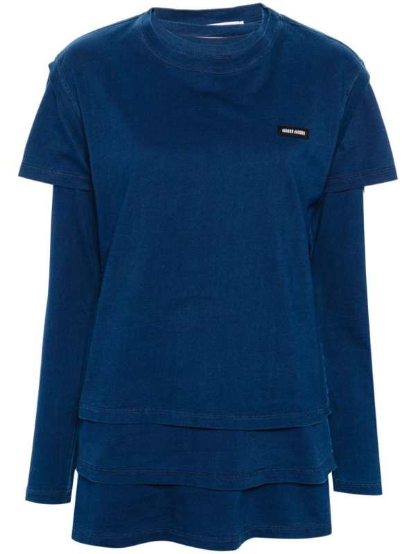 logo-patch cotton T-shirt set (set of three)