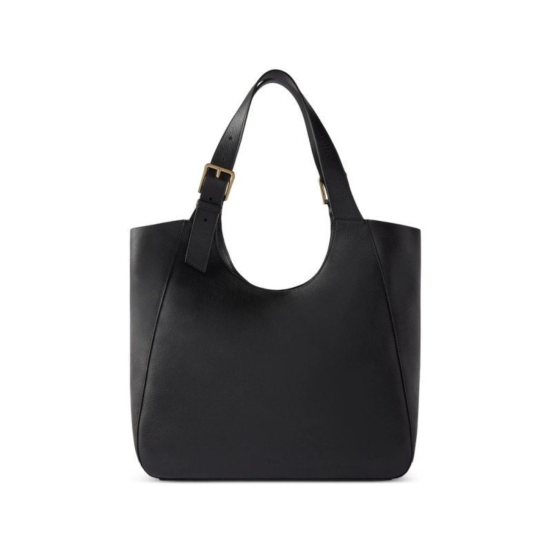 Furla Buckle-detail Leather Tote Bag