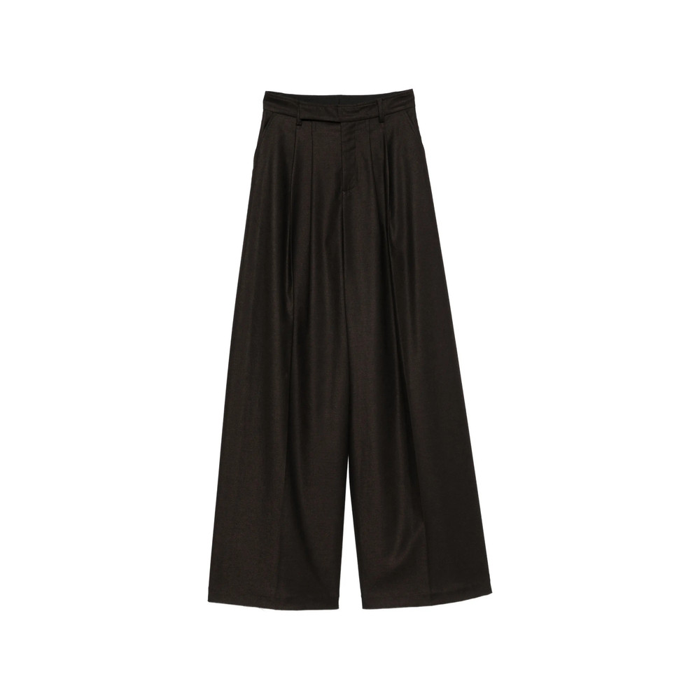 Le Sully Studio Pleated Wide-leg Palazzo Pants