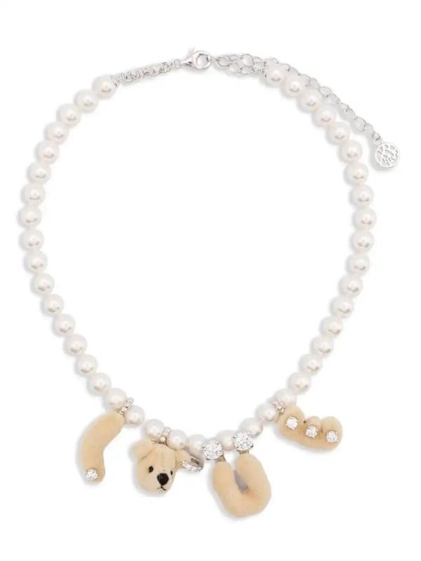 bear-motif necklace
