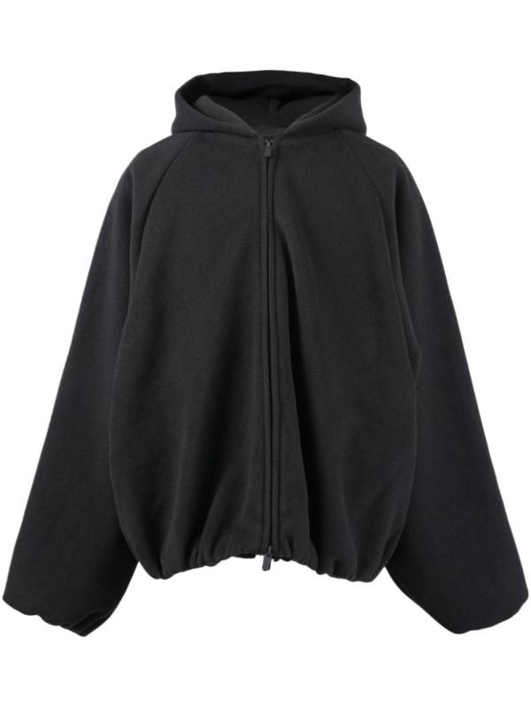 hooded bomber jacket