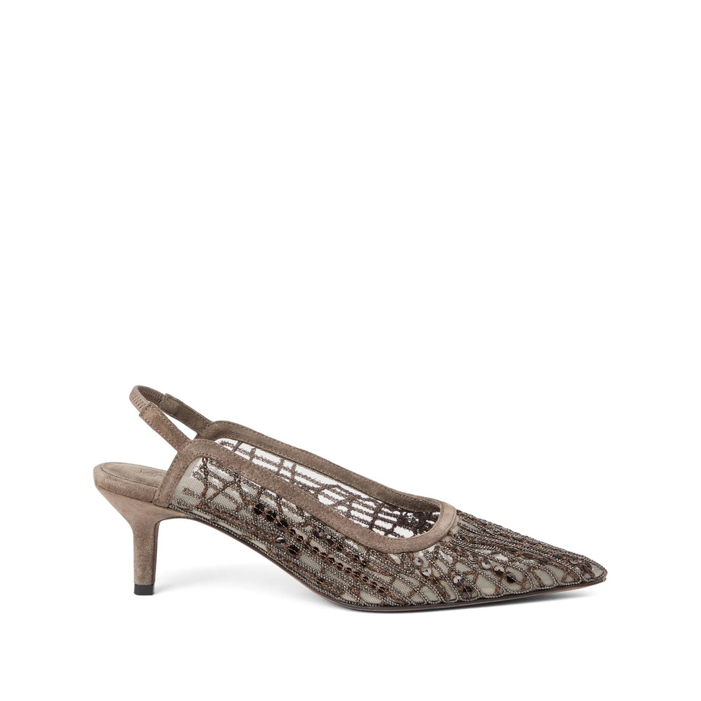 Brunello Cucinelli 55mm Sequin-embellished Pumps