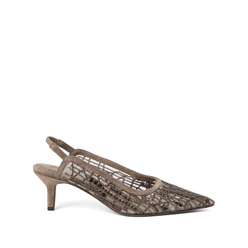 Brunello Cucinelli 55mm Sequin-embellished Pumps