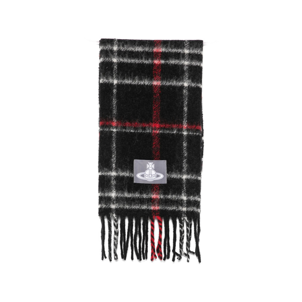 Vivienne Westwood Orb-patch Check-pattern Scarf