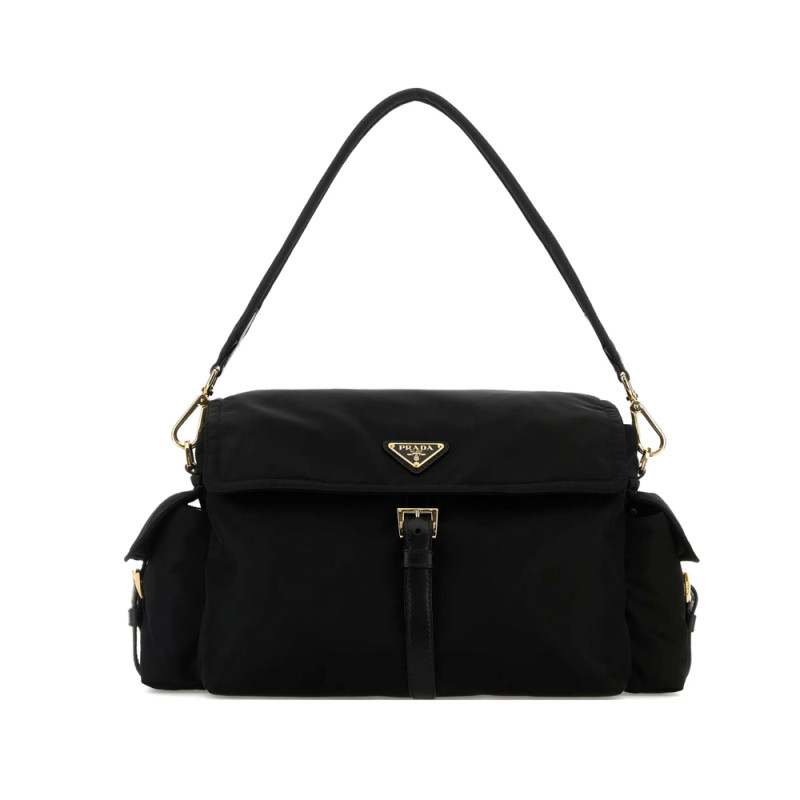 Prada Re-Nylon Flap-pocket Shoulder Bag