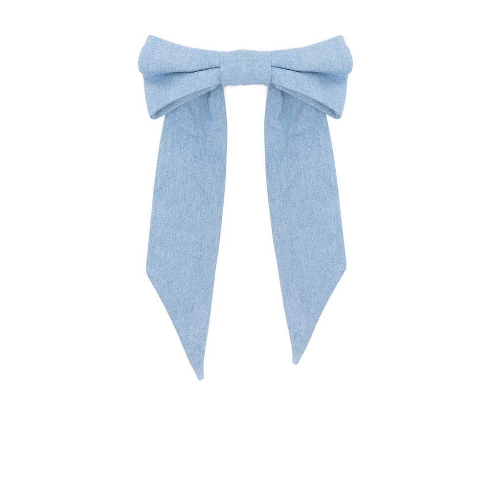 E. l.v. Denim Denim Bow Brooch