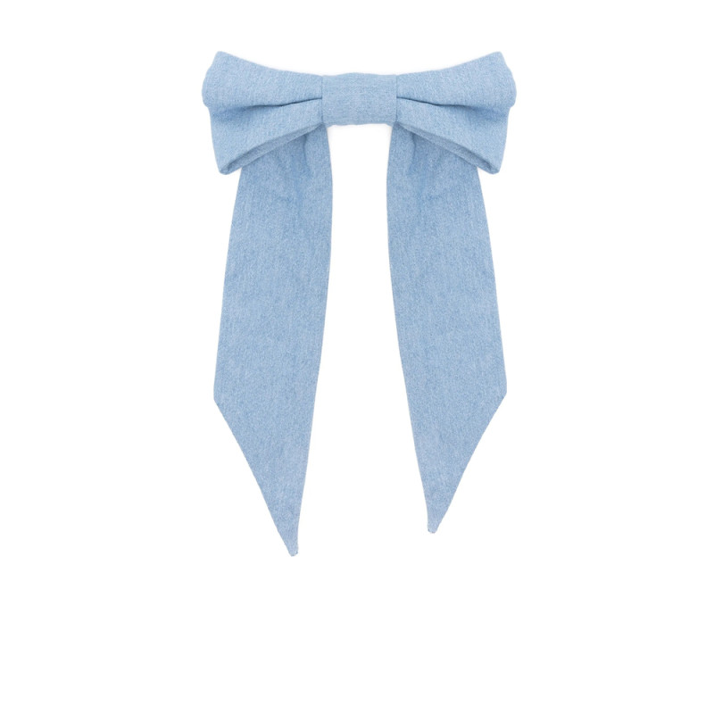 E. l.v. Denim Denim Bow Brooch