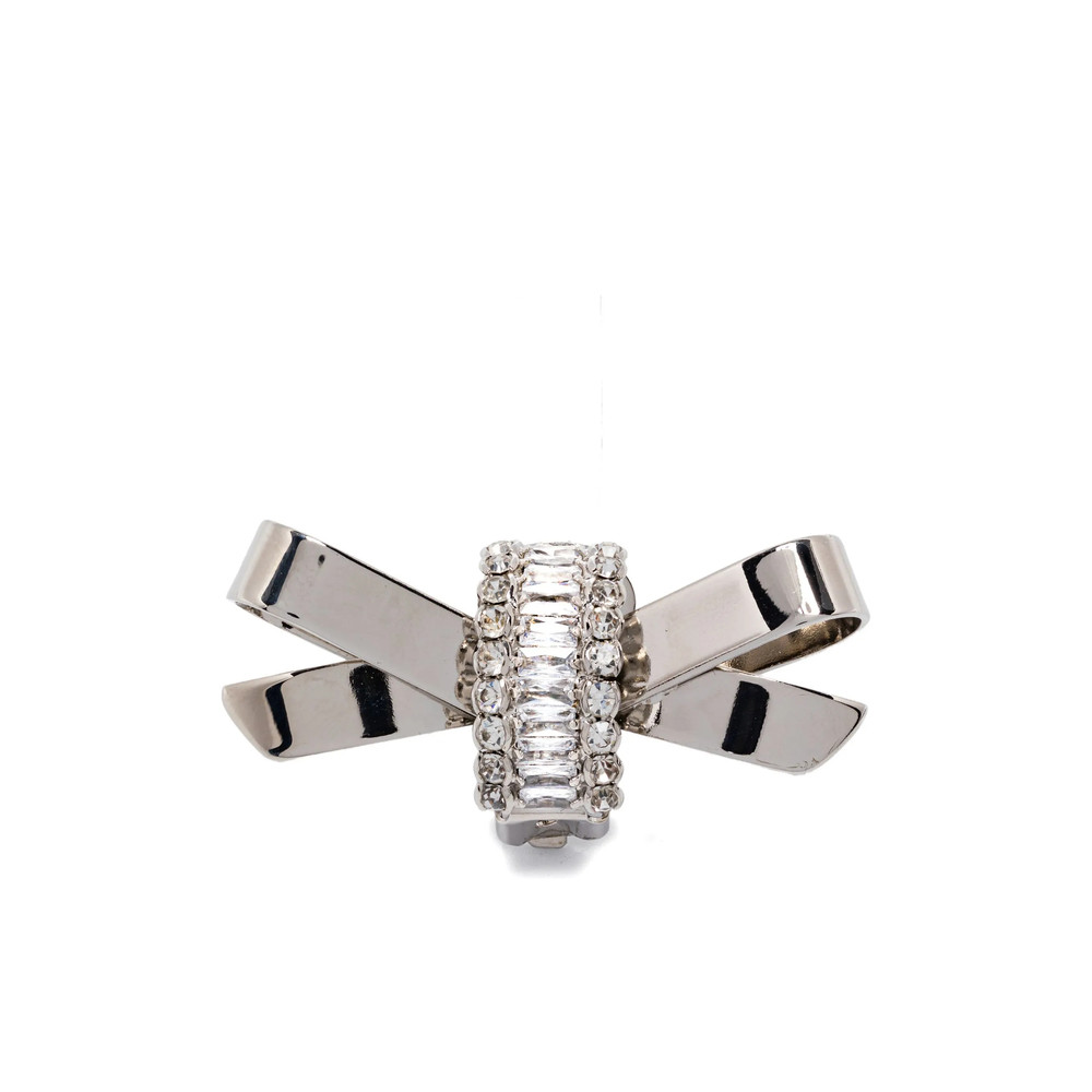 Alessandra Rich Crystal-bow Earrings