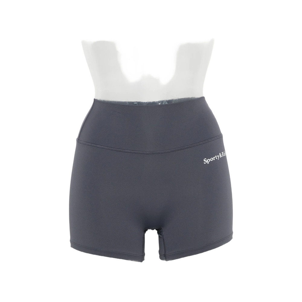 Sporty & Rich Logo-print High-waisted Shorts