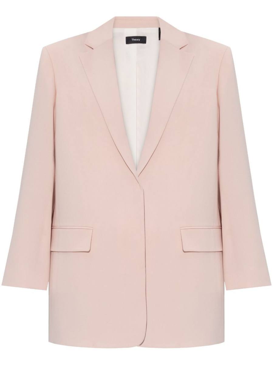crepe blazer