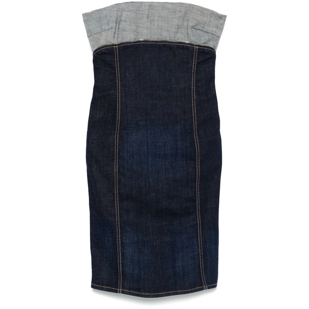 Dsquared2 Upside Denim Mini Dress
