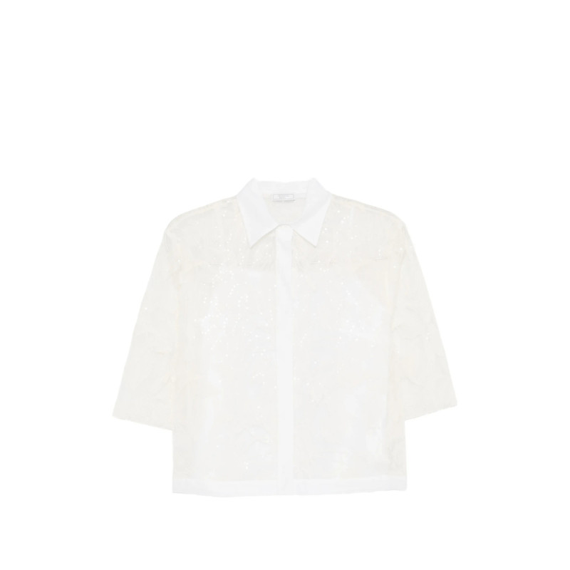 Peserico Sequin Button-up Shirt