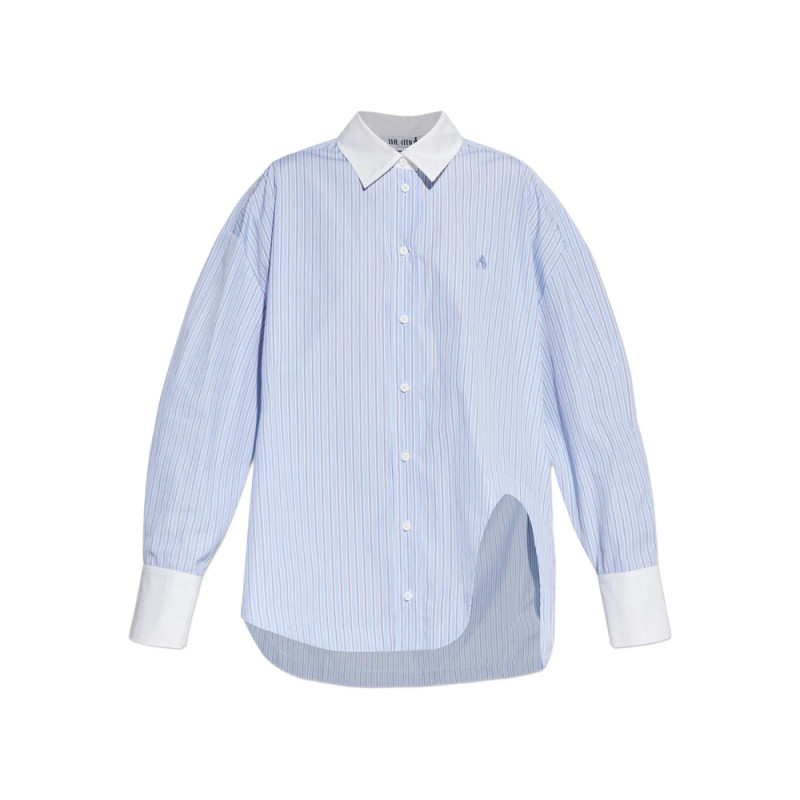 The Attico Striped Embroidered Shirt