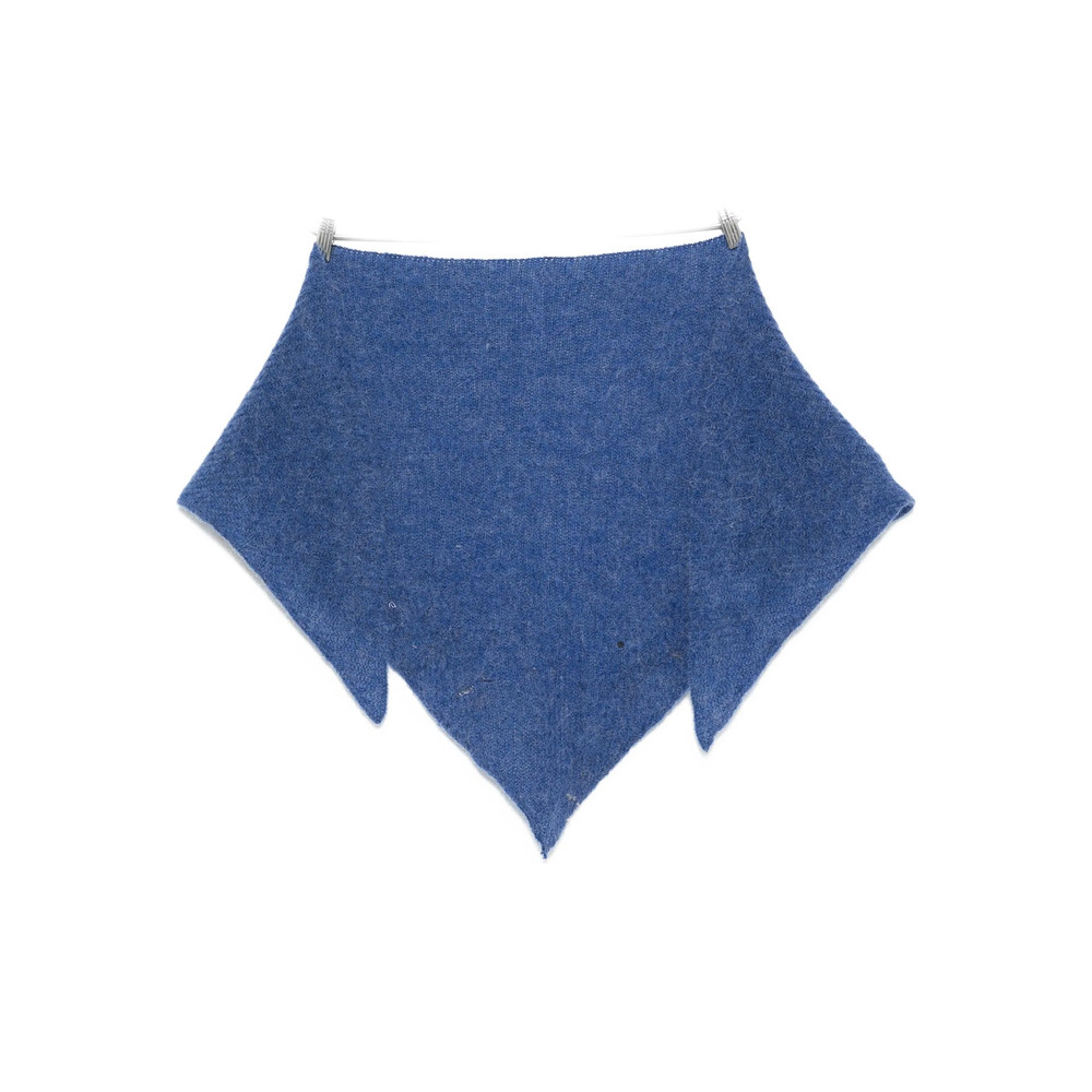Maison Labiche Slogan-embroidered Wool Scarf