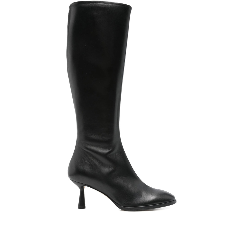 Aeyde 60mm Leather Knee-high Boots