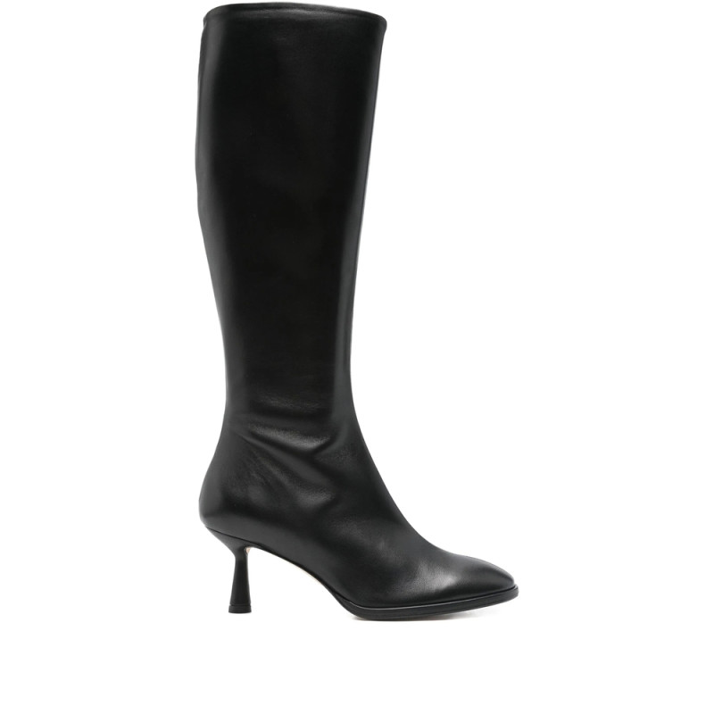 Aeyde 60mm Leather Knee-high Boots