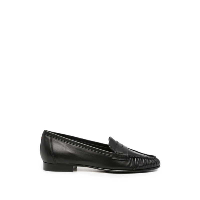 Aeyde Aldous Ruched Penny-slot Loafers