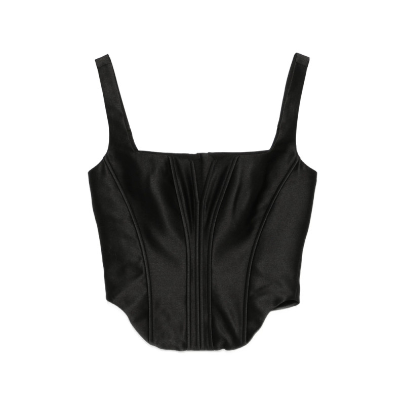 Self-portrait V-neck Corset