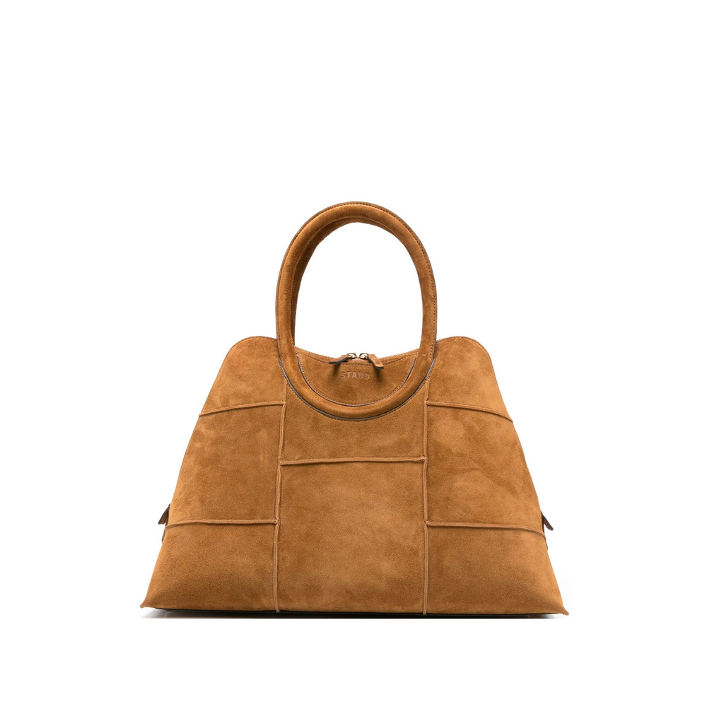 Staud Suede Panelled Tote Bag