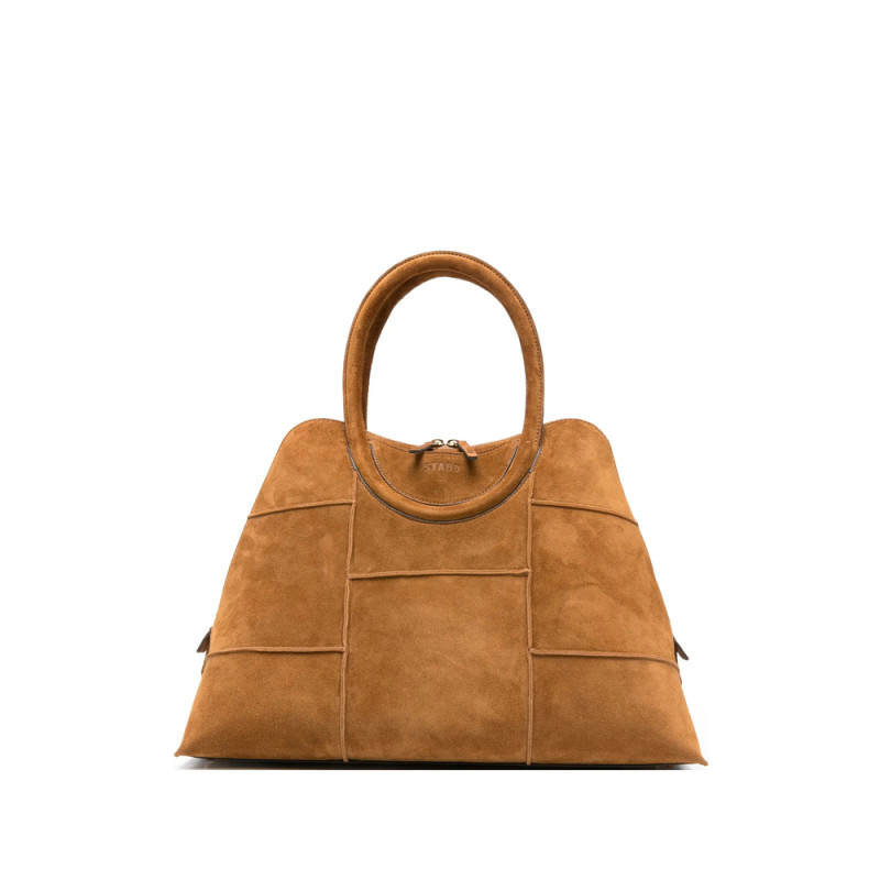 Staud Suede Panelled Tote Bag