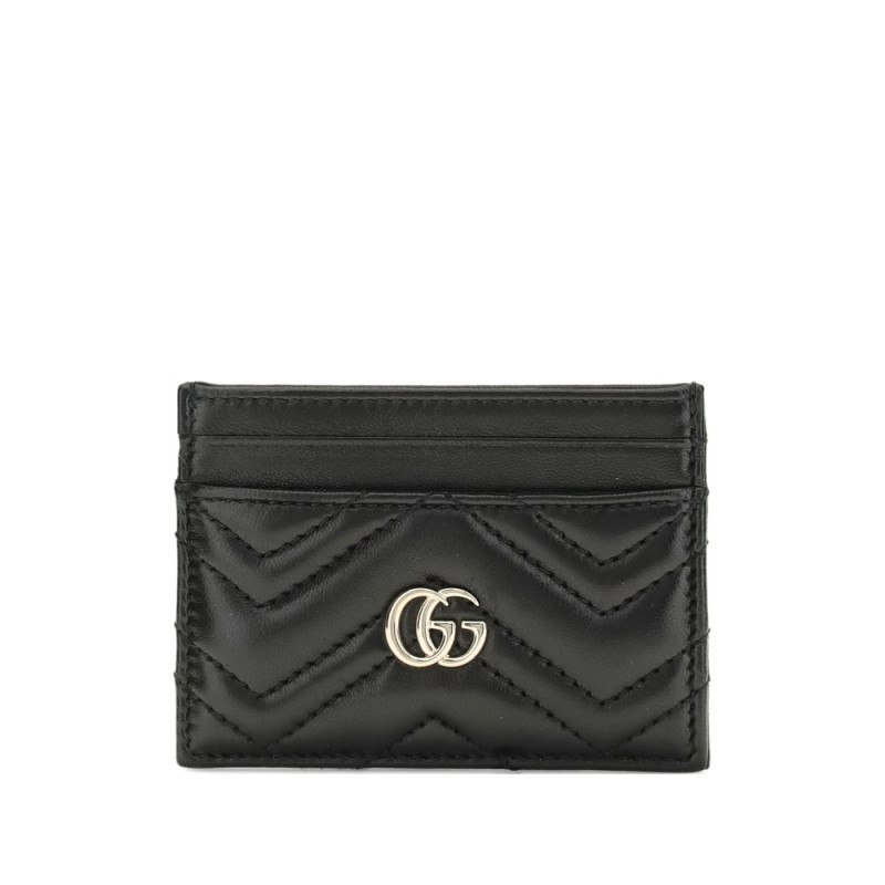 Gucci GG Marmont Chevron Card Holder