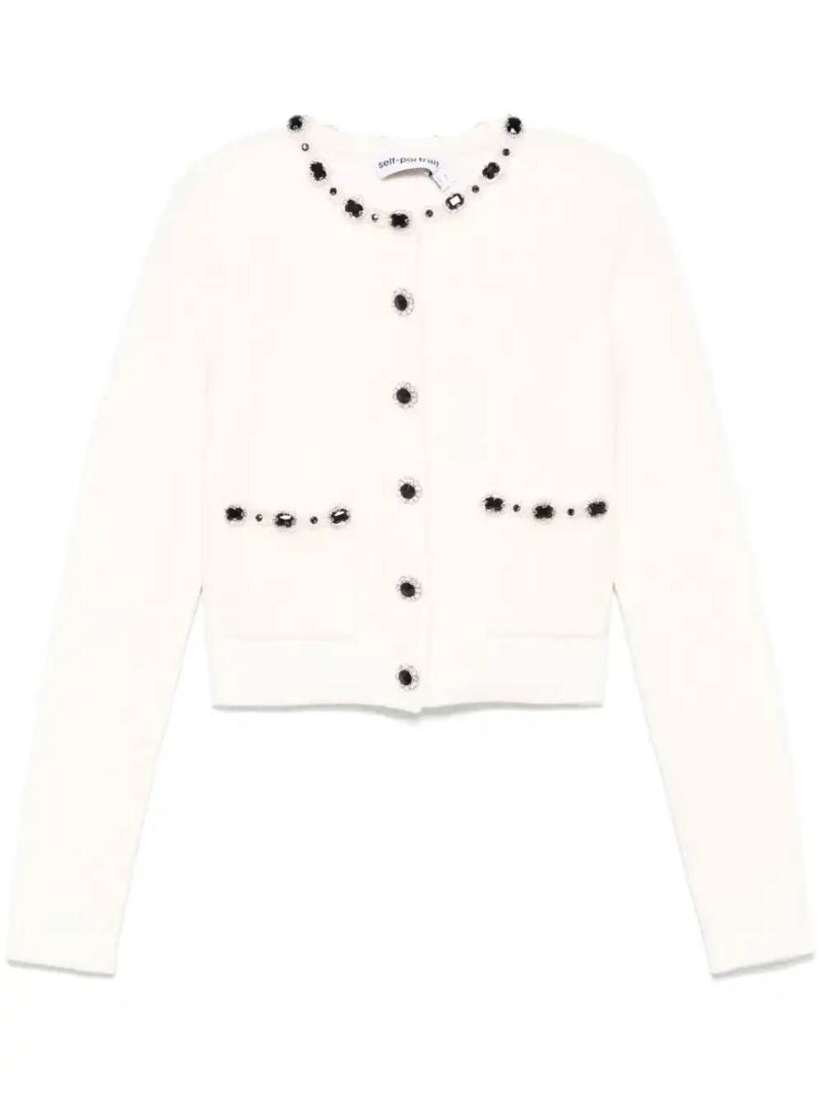 crystal-embellished cardigan