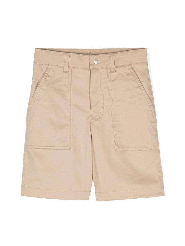 Gabardine bermuda shorts