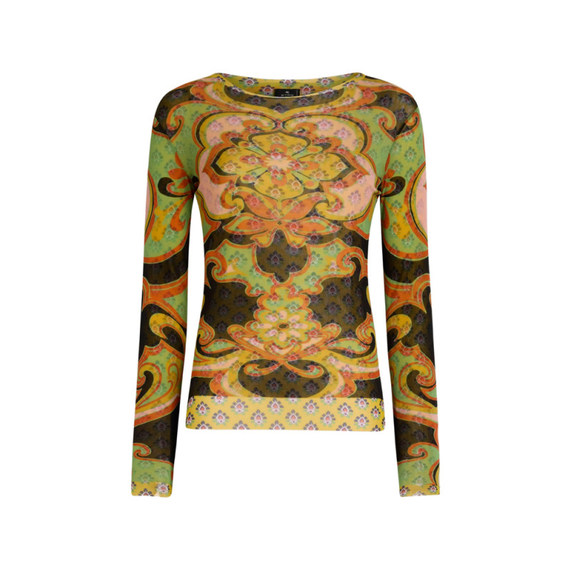 Etro Floral-print Long-sleeve Top