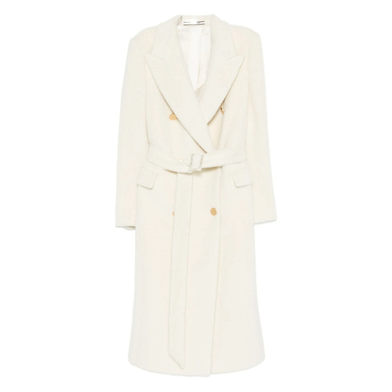 Tagliatore Double-breasted Belted Coat