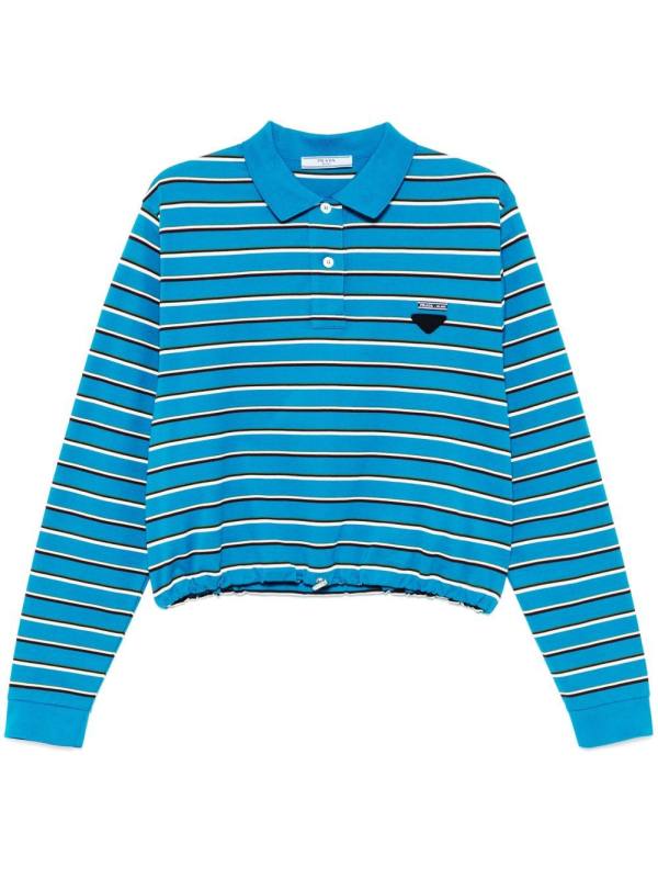 striped polo top