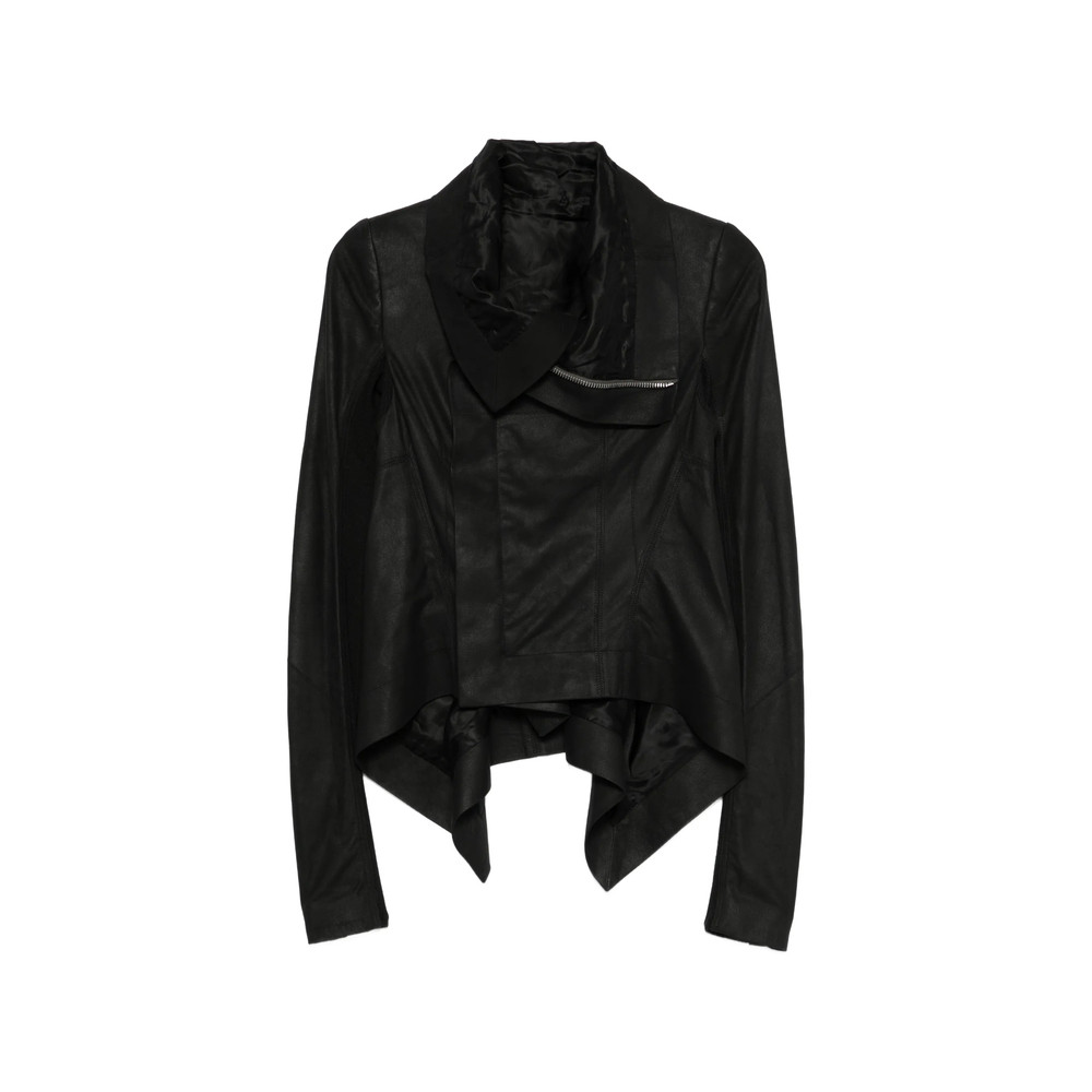 Rick Owens Naska Asymmetric Zip-up Biker Jacket
