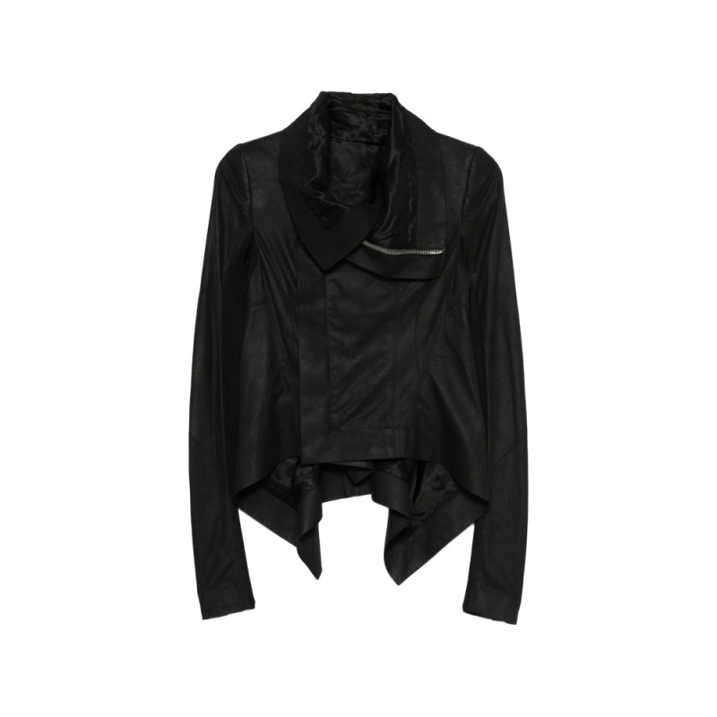 Rick Owens Naska Asymmetric Zip-up Biker Jacket