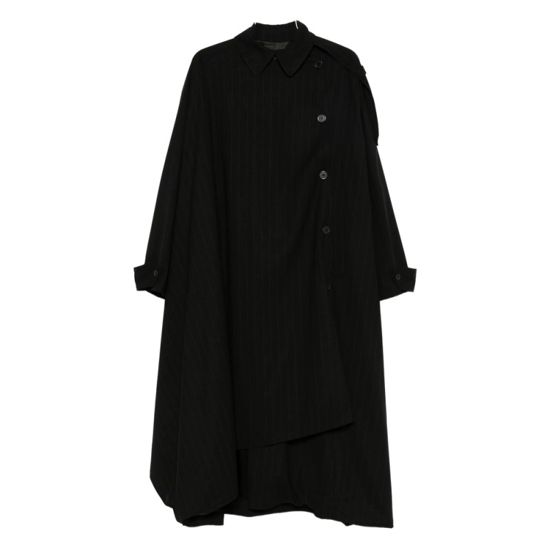 The Nina Studio Pinstripe-pattern Coat
