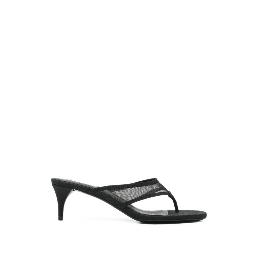 Alaïa Mesh-panelled Thong Sandals