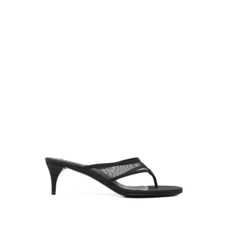 Alaïa Mesh-panelled Thong Sandals