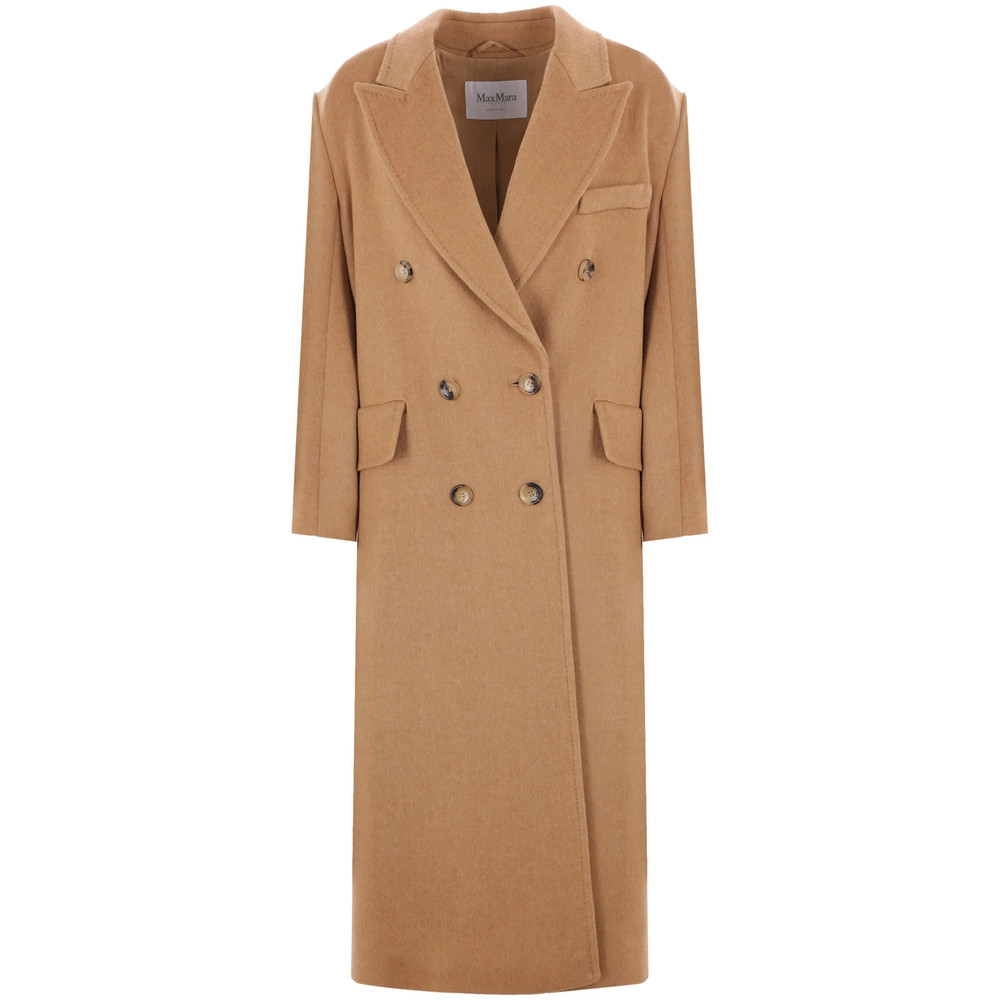Max Mara Double-breasted Camel Coat