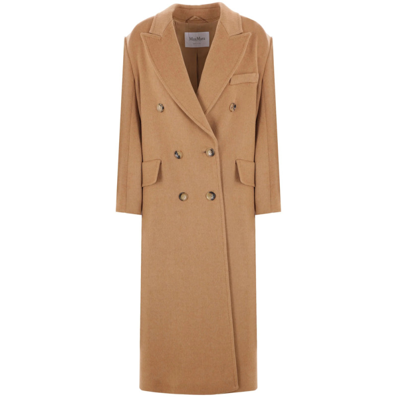 Max Mara Double-breasted Camel Coat