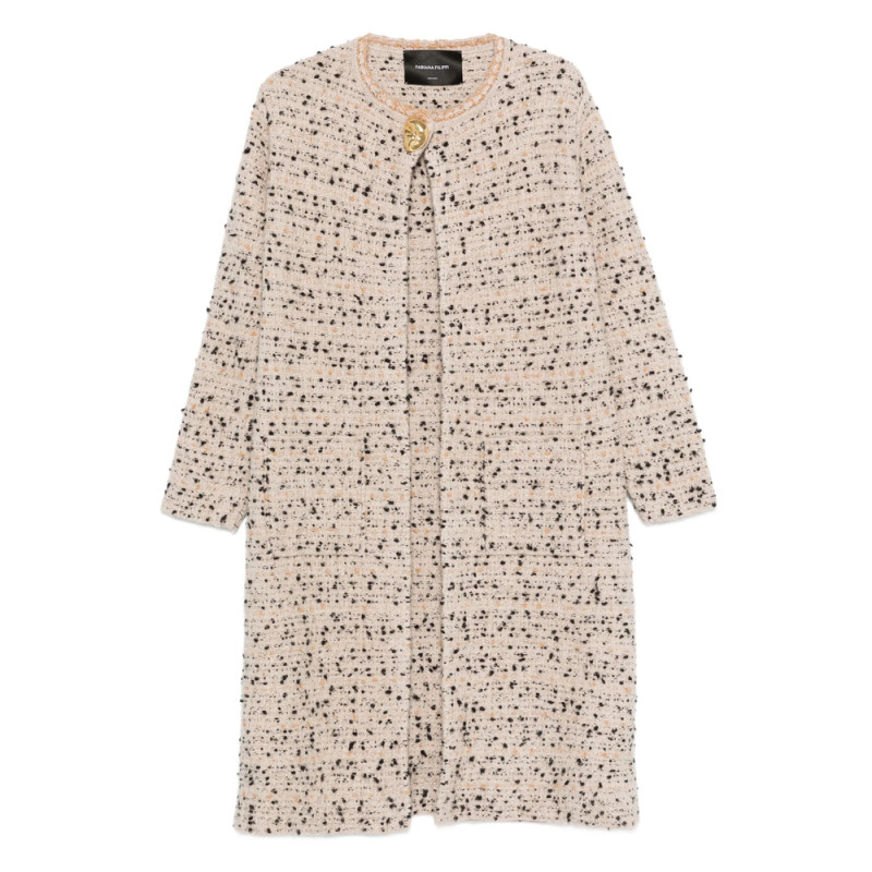 Fabiana Filippi Button-detailed Tweed Coat
