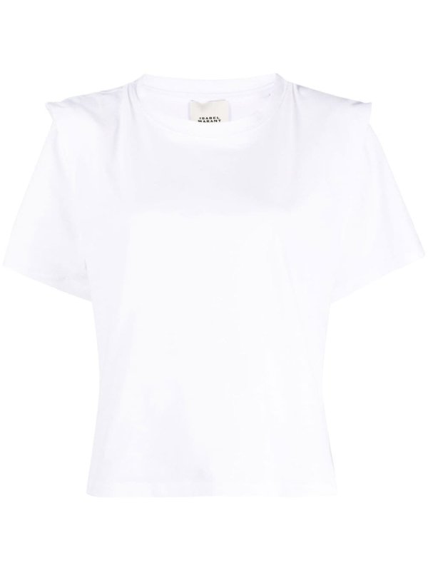 Zelitos pleat-detail T-shirt