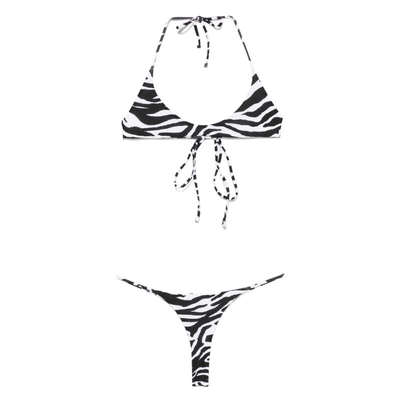 The Attico Zebra-print Bikini