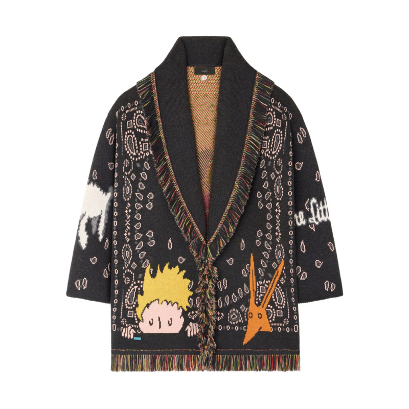 Alanui Little Prince Bandana Fringe Cardigan
