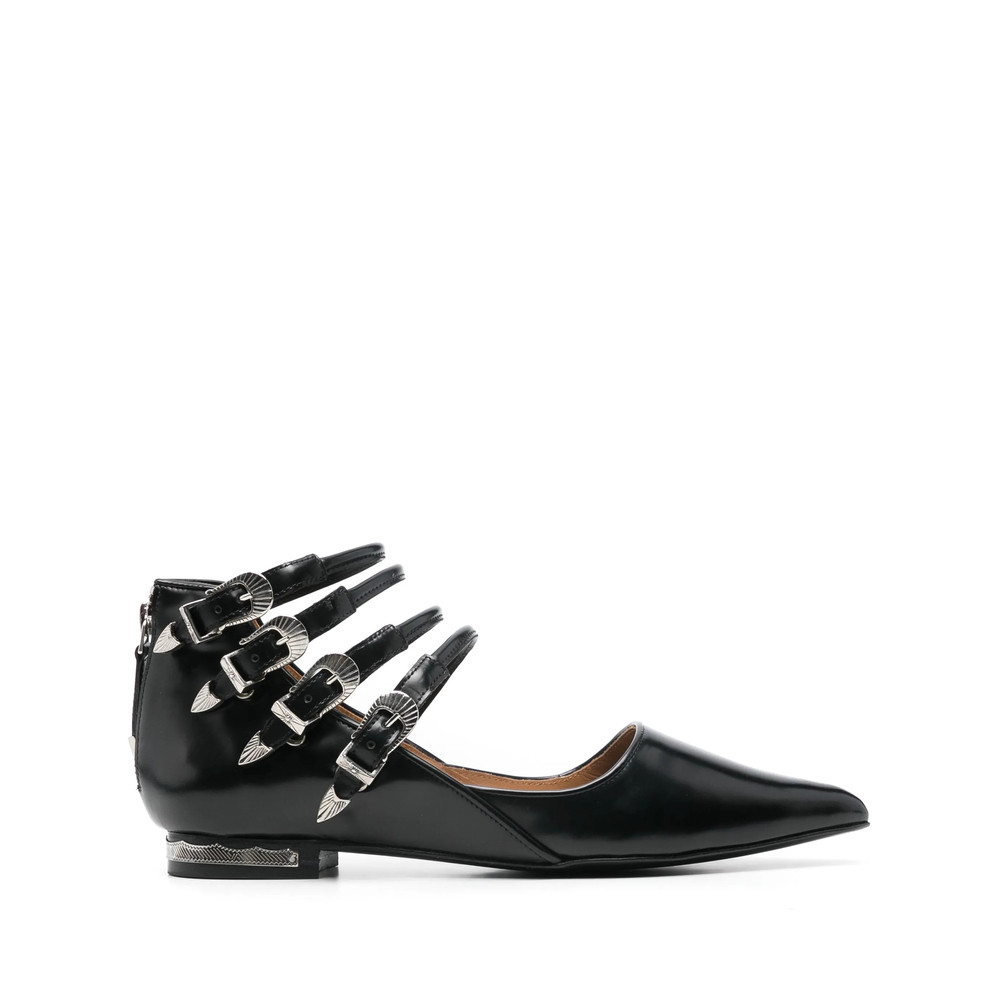 Toga Pulla Buckle-detailed Ballet Flats