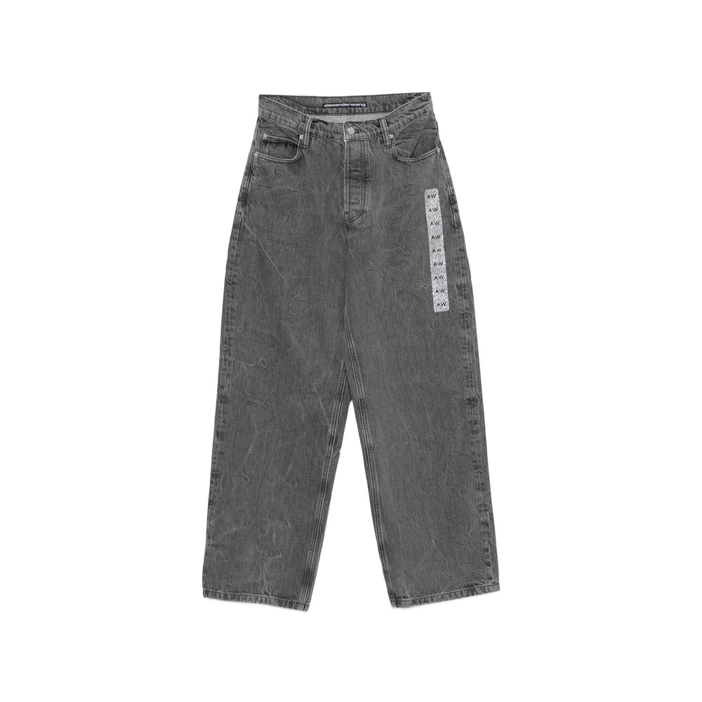 Alexander Wang Crystal-embellished Jeans
