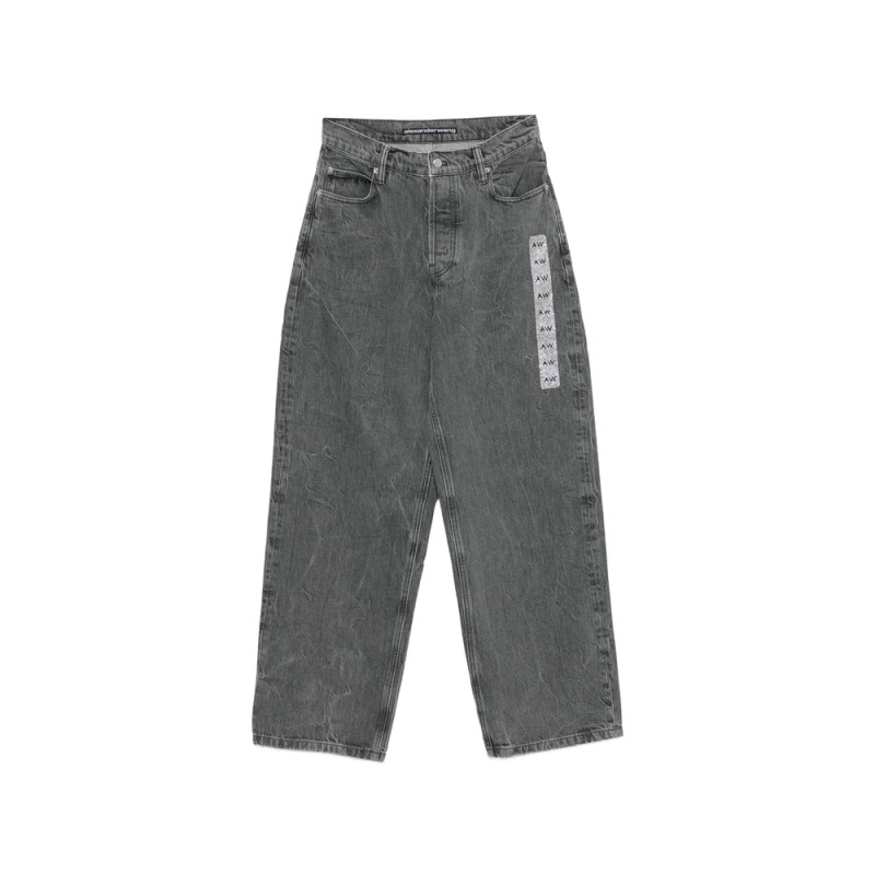 Alexander Wang Crystal-embellished Jeans
