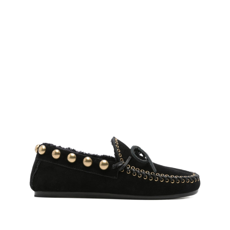 Isabel Marant Gold-stud Embellished Loafers