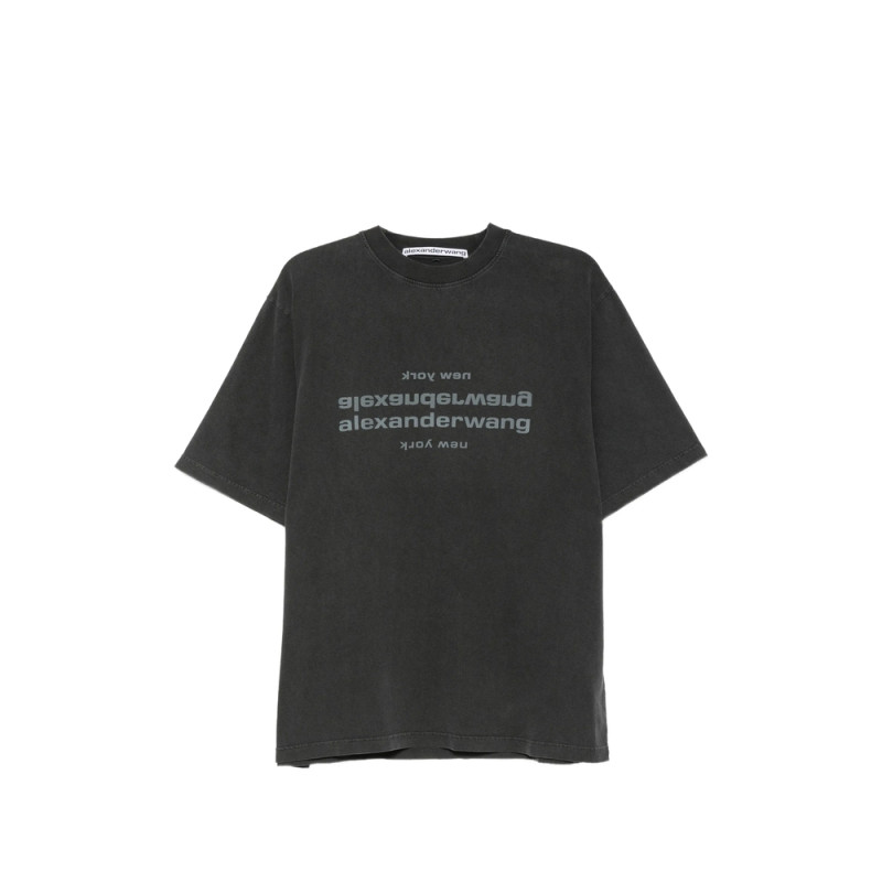 Alexander Wang Logo-print Cotton T-shirt