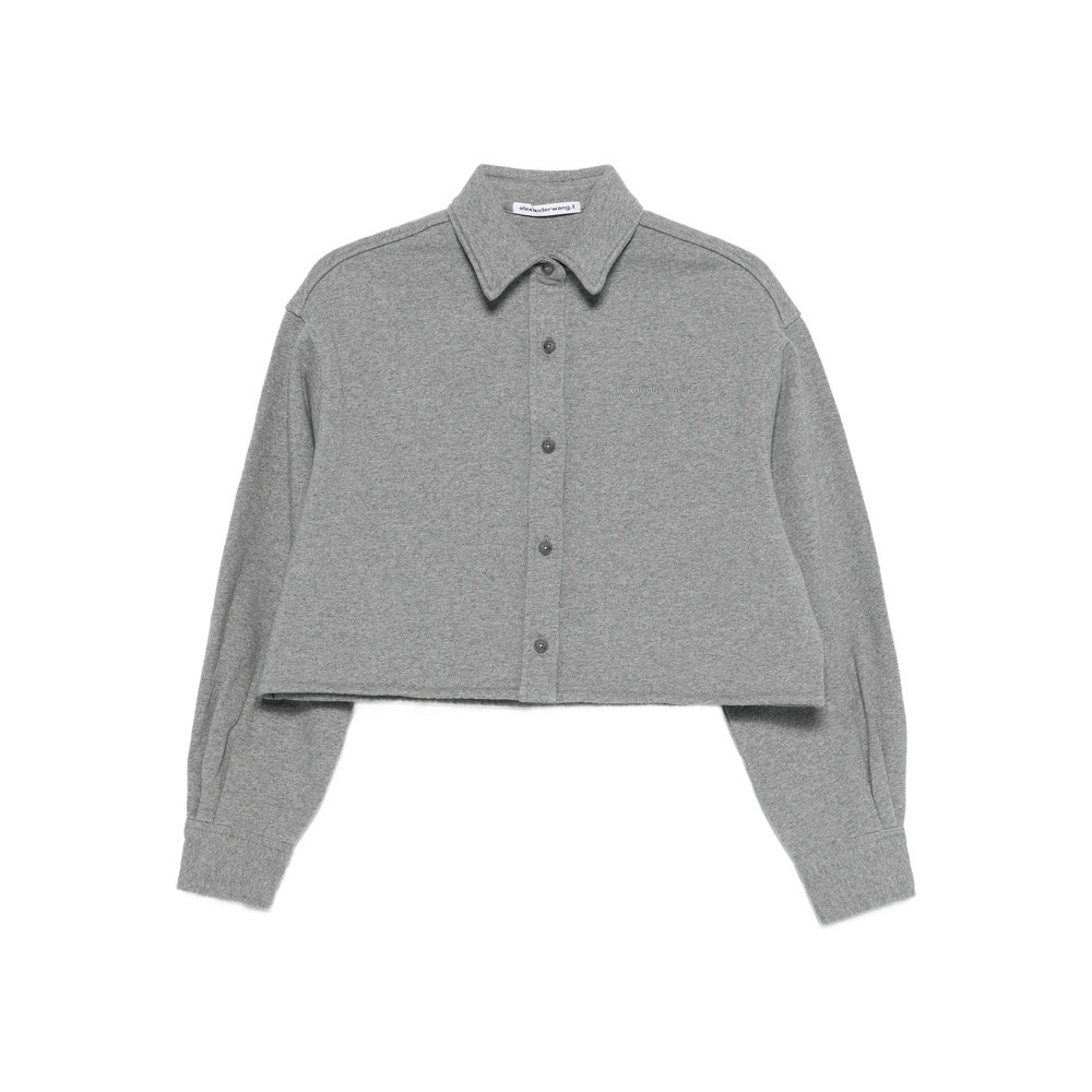 Alexander Wang Buttoned Cropped Top